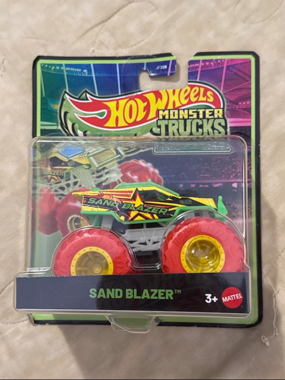 Hot Wheels Monster Truck Sand Blazer Glow in the Dark